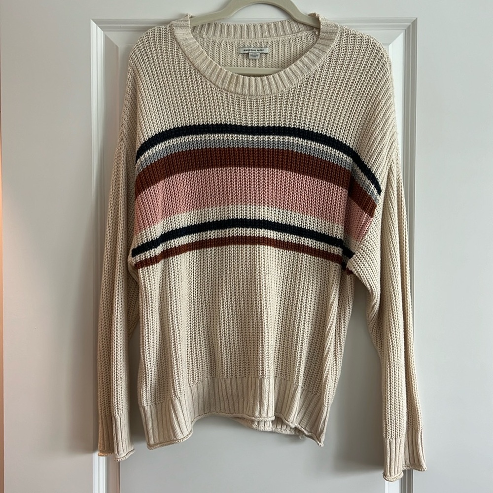 American Eagle striped sweater